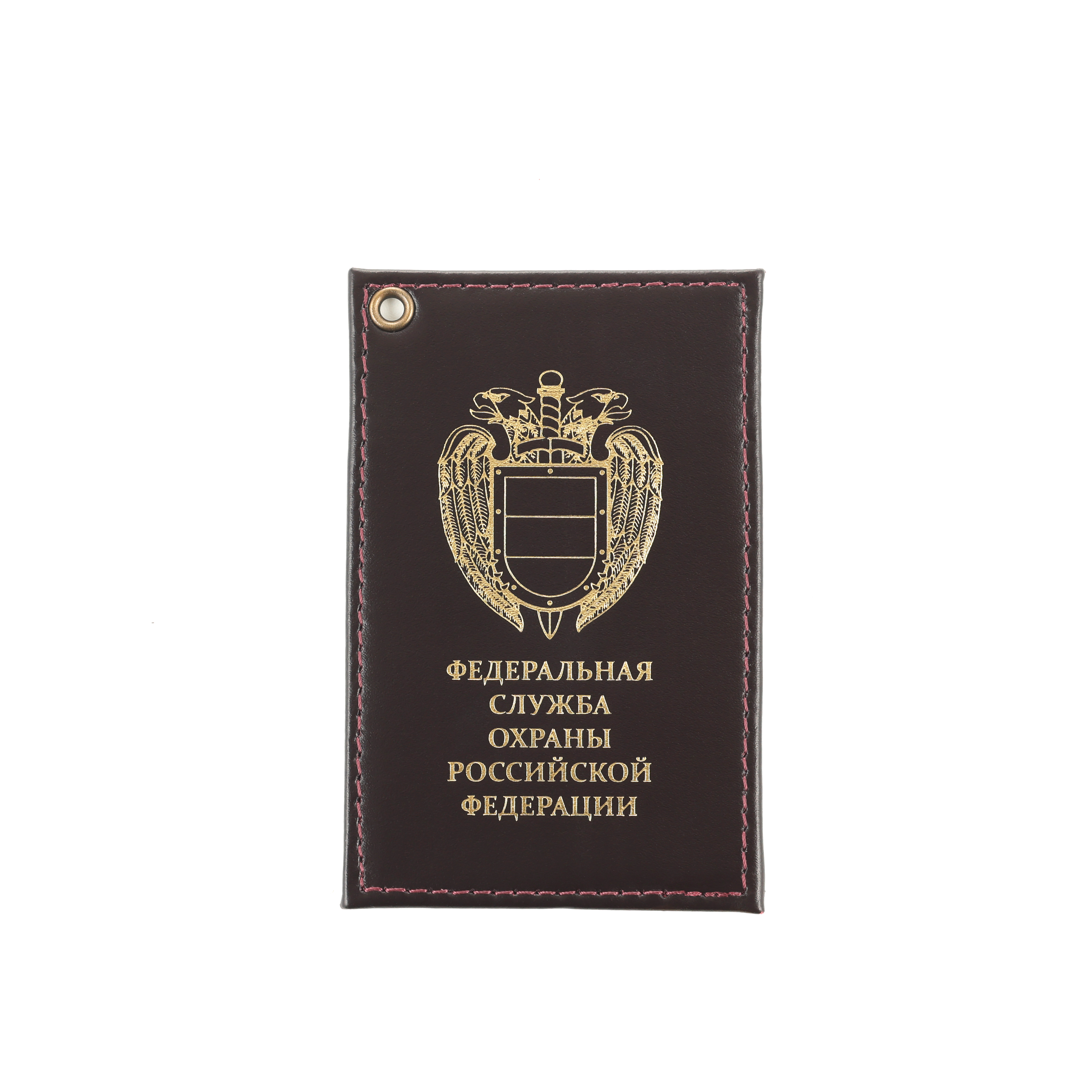 Картхолдер односторонний ФСО бордовый